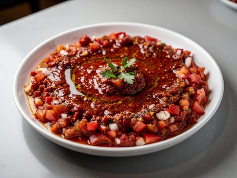 Acili Ezme (salsa turca piccante di pomodoro)