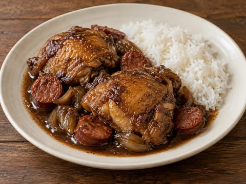Chorizolu Adobo Usulü Tavuk Sote Chorizolu Adobo Usulü Tavuk Sote
