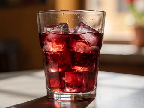 Agua de Jamaica (Hibiskus Çayı) Misket Limonlu Agua de Jamaica (Hibiskus Çayı) Misket Limonlu