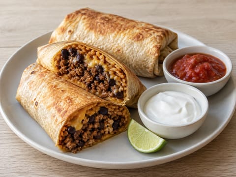 Burritos à l’air fryer Burritos à l’air fryer