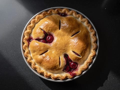 Kirschkuchen aus der Heißluftfritteuse