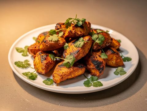 Chicken Tikka aus der Heißluftfritteuse