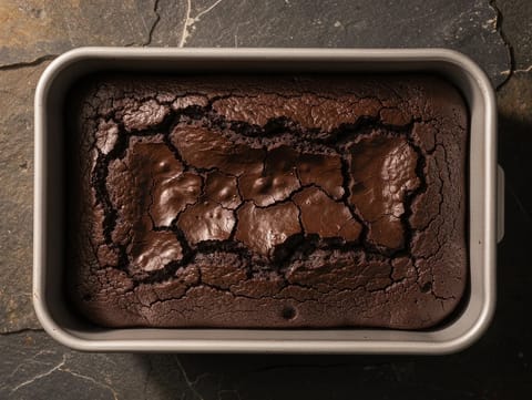 Bocconcini di brownie al cioccolato in friggitrice ad aria