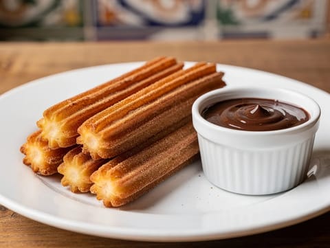 Churros σε φριτέζα αέρος Churros σε φριτέζα αέρος