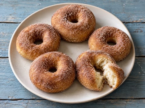 Airfryer-donuts med kanelsukker