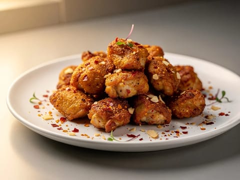 Krispig chilikyckling i airfryer Krispig chilikyckling i airfryer