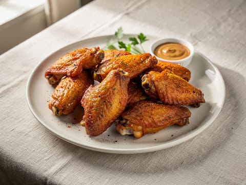 Airfryer-kipkluifjes met dry rub