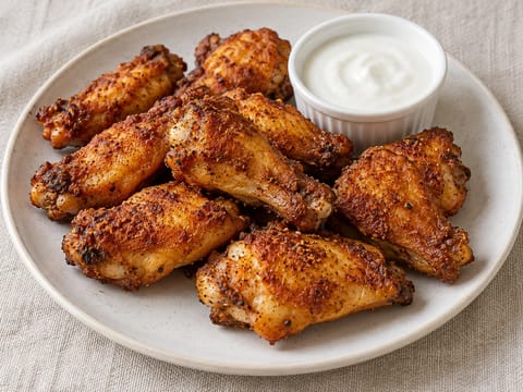 Airfryer-kyllingvinger med tørrkrydder Airfryer-kyllingvinger med tørrkrydder