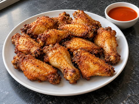 Alette di pollo extra croccanti in friggitrice ad aria Alette di pollo extra croccanti in friggitrice ad aria