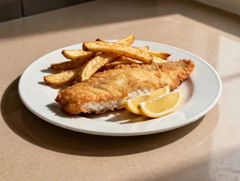 Fish and Chips en freidora de aire