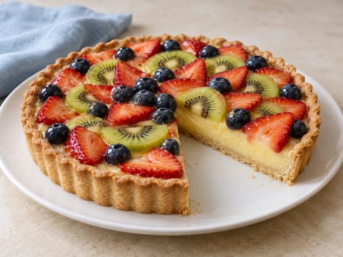 Obsttarte aus der Heißluftfritteuse