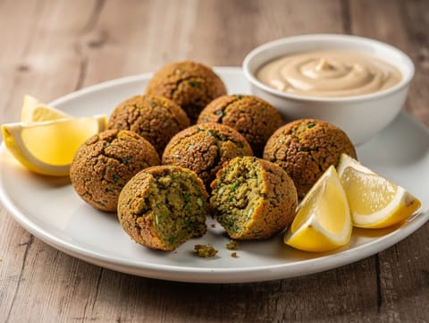 Falafels aux herbes à l’air fryer