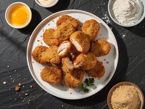Hemgjorda kycklingnuggets i airfryer