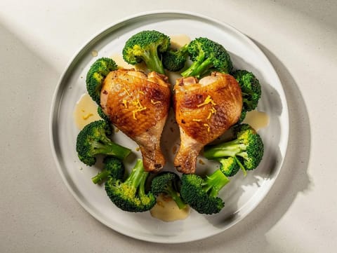 Hauts de cuisse de poulet keto à l’air fryer