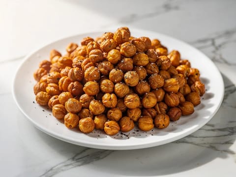 Rostade kikärter i airfryer
