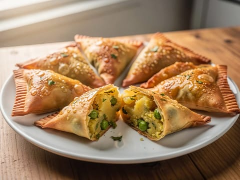 Samosas i airfryer Samosas i airfryer