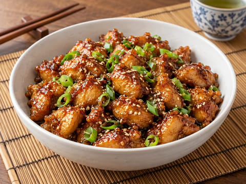 Sezamové kuře z horkovzdušné fritézy Sezamové kuře z horkovzdušné fritézy