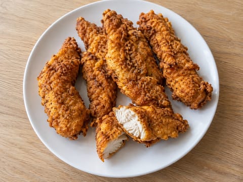 Airfryer stærke kyllingetenders Airfryer stærke kyllingetenders