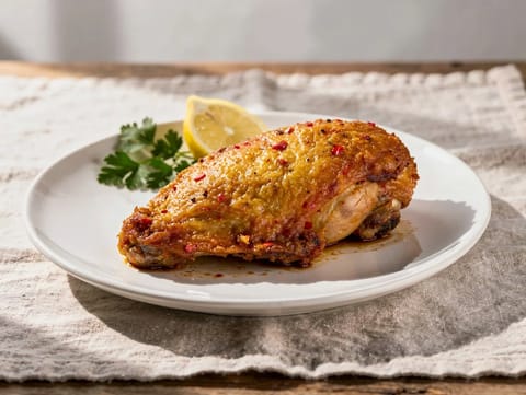 Pikantní smažené kuře z horkovzdušné fritézy
