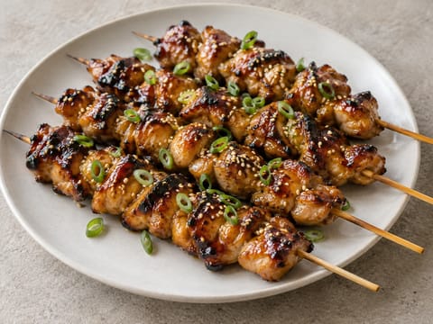 Teriyaki-kyllingespyd i airfryer Teriyaki-kyllingespyd i airfryer