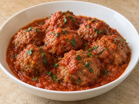 Albóndigas en Salsa de Tomate (spanyol marhahúsgolyók paradicsommártásban) Albóndigas en Salsa de Tomate (spanyol marhahúsgolyók paradicsommártásban)