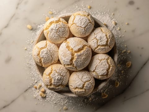 Amaretti Morbidi (bløde mandelmakroner)