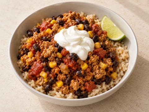 Hindi Taco Kasesi (Esmer Pirinç ve Siyah Fasulyeli) Hindi Taco Kasesi (Esmer Pirinç ve Siyah Fasulyeli)