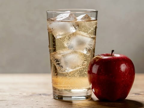 Apfelschorle (succo di mela e acqua frizzante) Apfelschorle (succo di mela e acqua frizzante)