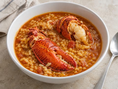 Arroz con Bogavante (spansk ris med hummer)