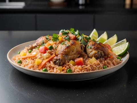 Arroz con Pollo a la Mexicana (kuře s rýží z jednoho hrnce) Arroz con Pollo a la Mexicana (kuře s rýží z jednoho hrnce)