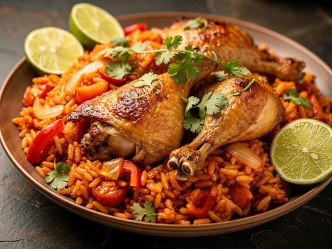 Arroz con Pollo (rijst met kip op Cubaanse wijze)