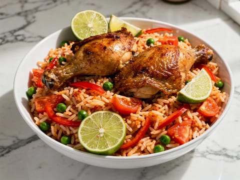 Arroz con Pollo a la Cubana (kip en rijst in één pan) Arroz con Pollo a la Cubana (kip en rijst in één pan)