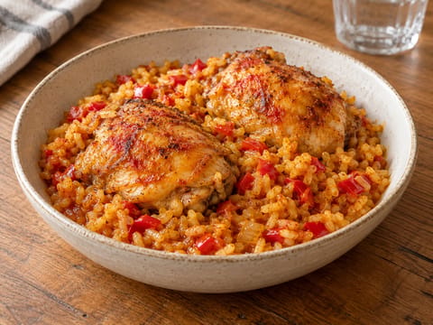 Arroz con Pollo a la Española (spansk kylling og ris) Arroz con Pollo a la Española (spansk kylling og ris)