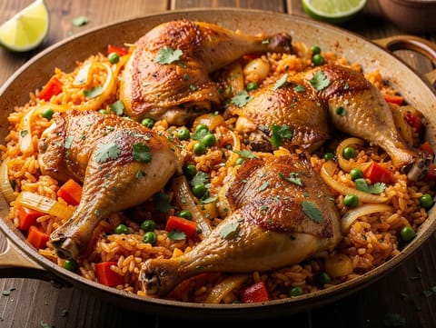Arroz con Pollo (Latijns kip-en-rijst-eenpansgerecht)