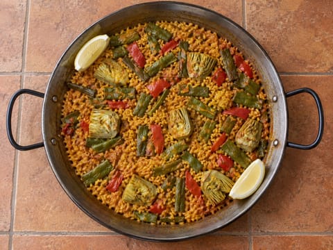 Arroz con Verduras a la Valenciana (valencijská zeleninová rýže)