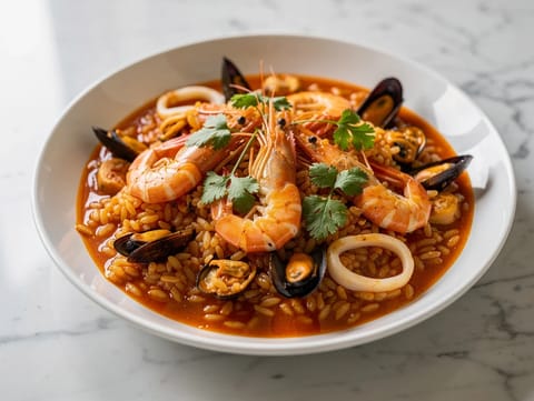 Arroz de Marisco (Portugese zeevruchtenrijst)