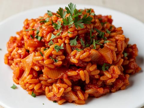 Arroz de Tomate (portugál paradicsomos rizs)