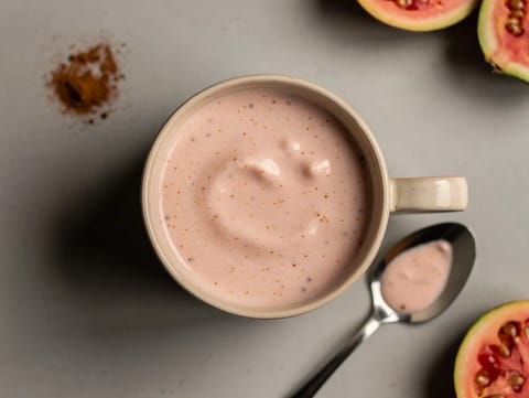 Atole de Guayaba (guave-masa-puddingdrank)