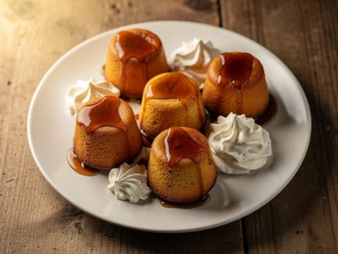 Baba au Rhum (francia rummal átitatott piskótácskák) Baba au Rhum (francia rummal átitatott piskótácskák)
