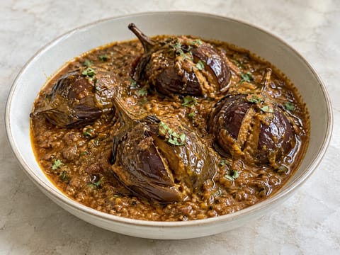 Bagara Baingan (hyderabadi auberginecurry) Bagara Baingan (hyderabadi auberginecurry)