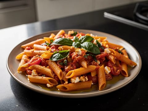 Baked Feta Tomato Pasta