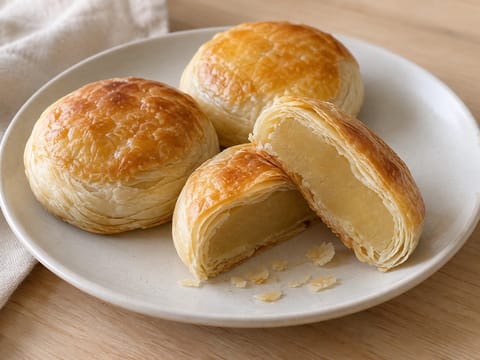 Bánh Pía (βιετναμέζικα σφολιατένια γλυκά με φασόλι mung)