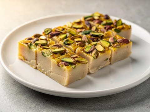 Barfi (Milk Sweet Bars)