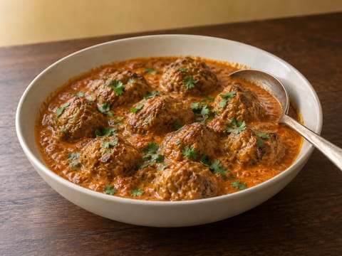 Naudan kofta-curry Naudan kofta-curry