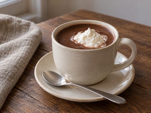 Belgische warme chocolademelk