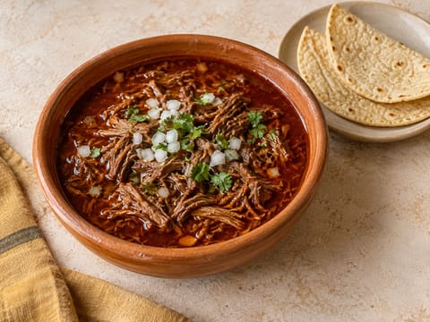 Birria de Res (runderbirria-stoofpot) Birria de Res (runderbirria-stoofpot)