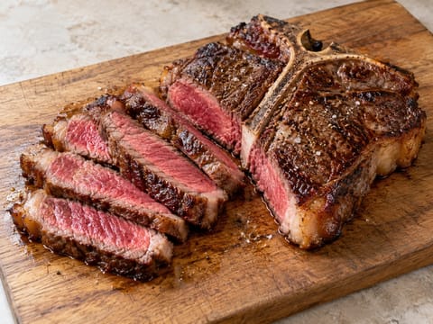 Bistecca alla Fiorentina (toskansk T-bone steak) Bistecca alla Fiorentina (toskansk T-bone steak)