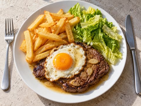 Bitoque (portugiesisches Steak mit Spiegelei) Bitoque (portugiesisches Steak mit Spiegelei)
