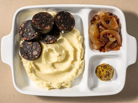 Black Pudding with Mash