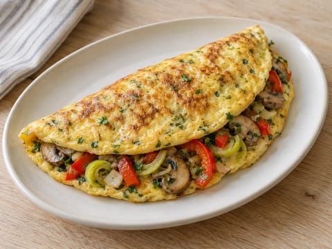 Boerenomelet (nizozemská farmářská omeleta se zeleninou)